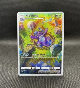 NIDOKING POKEMON TCGP POCKET TRADING CARD Fan art! - Picture 1 of 2