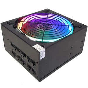 Full Modular 600w Single Rail Gaming Psu RGB Power Supply Fixed Computer PC_ - Picture 1 of 2