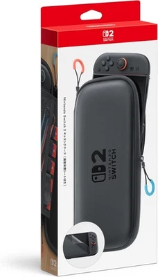 Nintendo Switch 2 Carrying Case (with Screen Protector) Black New - Image 1 of 2