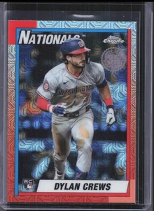 2025 Topps #T90C-44 Dylan Crews 1990 Topps Baseball 35° anniversario cromato - Foto 1 di 2