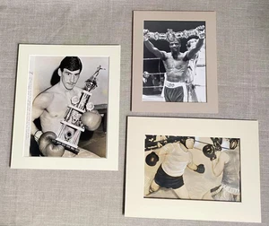 De colección 3x Foto Original Boxers Lloyd Christie Sam Storey Dos Ton Galento - Imagen 1 de 20