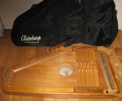 BUCK LUMBERT Mountain Music Autoharp 17 Chords Fine Tuners Case - Image 1 of 4