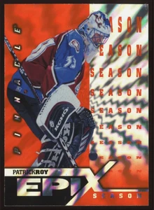 Patrick Roy Epix Season Orange #E7 1997-98 Pinnacle Colorado Avalanche HOF Card - Picture 1 of 3