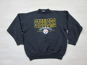Vintage 90s Logo 7 NFL Men's (L) Pittsburgh Steelers Crewneck Sweatshirt USA - Picture 1 of 10