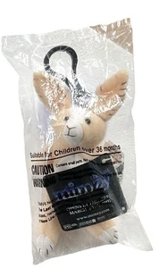 The Last Mimzy Movie Keychain Backpack Clip Plush Mini 2007 Factory Sealed - Picture 1 of 2