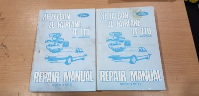SET OF FORD XF FALCON ZK FAIRLANE FACTORY WORKSHOP MANUALS - image 1 of 4