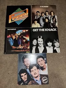 5 Lot Rock Vinyl Record Albums The KNACK Rumour Tycoon Motors Creed Lps Tested - Picture 1 of 24