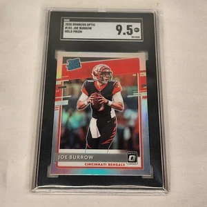 JOE BURROW 2020 PANINI DONRUSS OPTIC #151 HOLO SILVER PRIZM ROOKIE RC - SGC 9.5 - Picture 1 of 2