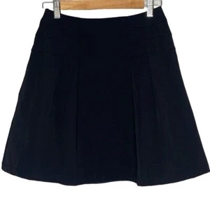 Nanette Lepore ladies, pleated flare skirt, black size 0 - Picture 1 of 9