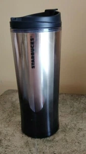 Starbucks 2009 Black Gold Ombre Metallic Tumbler 12oz - Picture 1 of 11