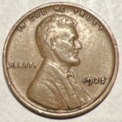 FINE 1925 Lincoln Wheat Cent Philadelphia Mint Penny USA - Buy More, Save More ! Cover