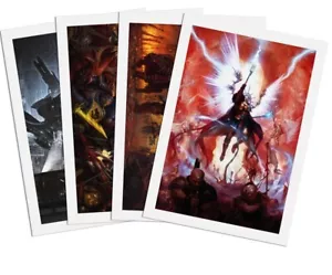 Impresiones artísticas Games Workshop 2018 Store Anniversary Warhammer 40K Age of Sigmar x 4 - Imagen 1 de 22