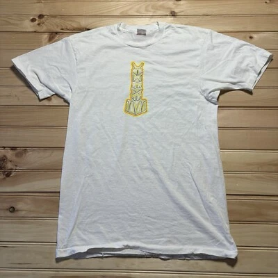 Camisa de música artística vintage años 80 Beverly Beverly puntada única talla grande RARA Foto 1 de 4