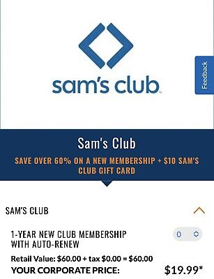 Sams Club Membership • 1.99$