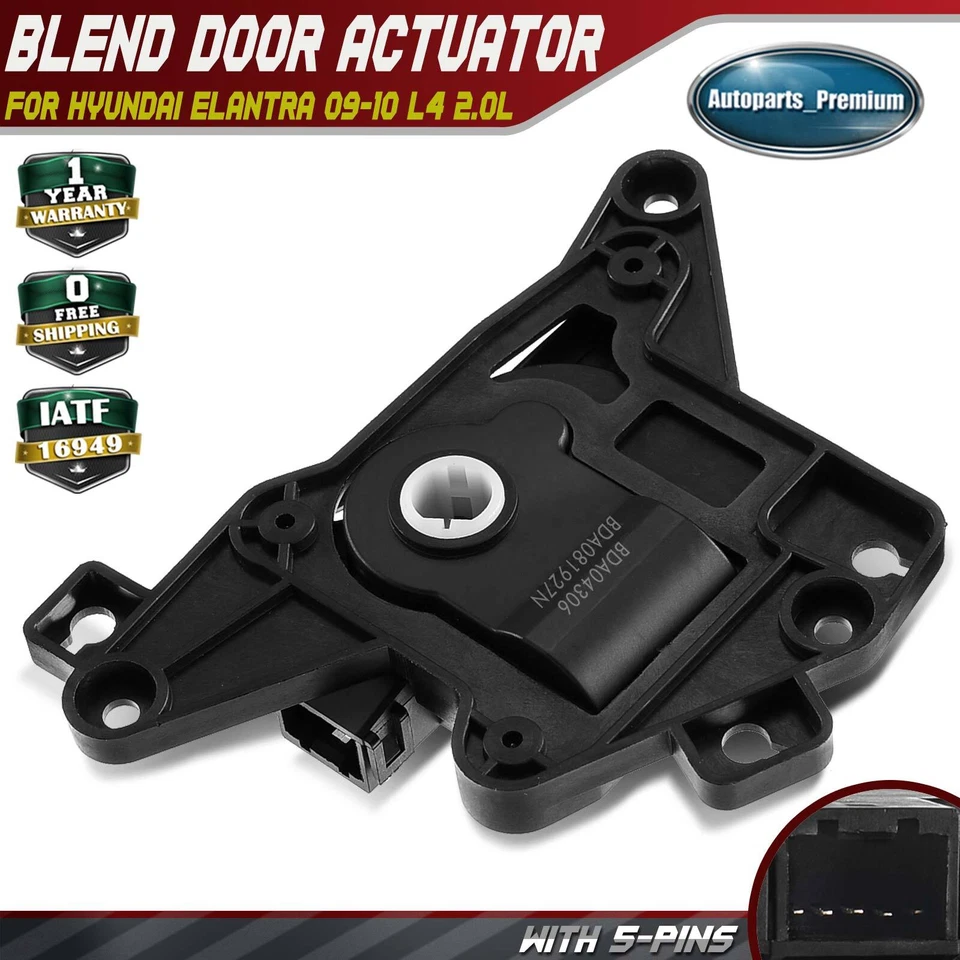 Atuador de porta mistura aquecedor HVAC temperatura para Hyundai Elantra 2008 2009-2012 - Imagem 1 de 4