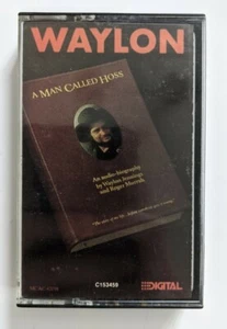 Waylon Jennings - A Man Called Hoss Cassette Tape 1987, Tested - Picture 1 of 4