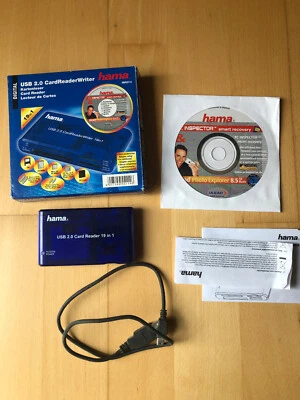 USB 2.0 Card Reader Writer - Hama - Kartenleser - 19 in 1 - CardReaderWriter - Bild 1 von 2