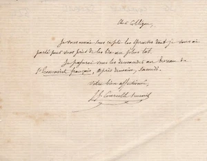 ✒ L.A.S Jean Gustave COURCELLE SENEUIL économiste ergonomie à Arthur MANGIN - Bild 1 von 1