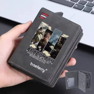 Black Myth: Wukong Short and Portable Fashion Wallet Purse Men's Zipper Billfold - Picture 1 of 4