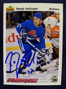 1991-92 NHL Upper Deck AUTOGRAPHS (2/2) - YOU PICK - auto signed (FREE SHIPPING)