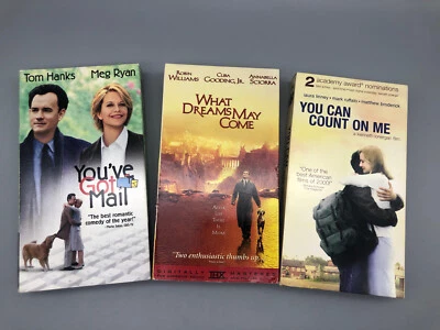 VHS MOVIES Mixed lot 3, You’ve Got Mail,What dreams may come,You can count on me - Image 1 of 4