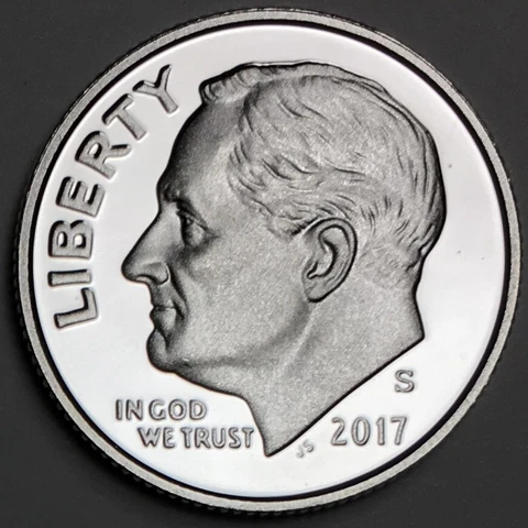 2017-S Silver Proof Dime - 90% Silver - (UNC) KM#195b - D17SS Cover