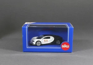 Modelo de feria SIKU ToyFair 70 años feria del juguete, Bugatti blanco / negro 1/55 - Imagen 1 de 1