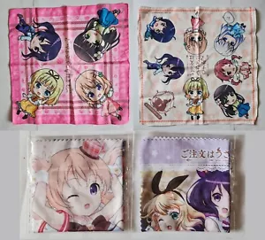 Is the order a rabbit?" handkerchief From Japan 4 Piece - Picture 1 of 7