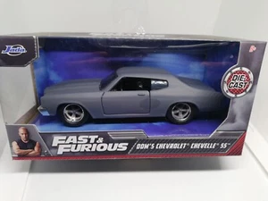 Fast And Furious Dom's Chevrolet Chevelle 55 Jada Diecast Car 5", 1:32 - Picture 1 of 7