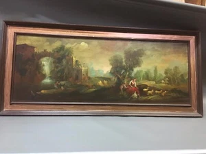 Liotta Tanina - "Paesaggio da scuola veneta del 700" - 30x80 - Foto 1 di 8