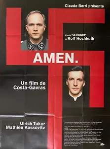 Amen - Costa-Gavras - Original 2002 French Movie Poster 47x63 in ULRICH TUKUR - Picture 1 of 1