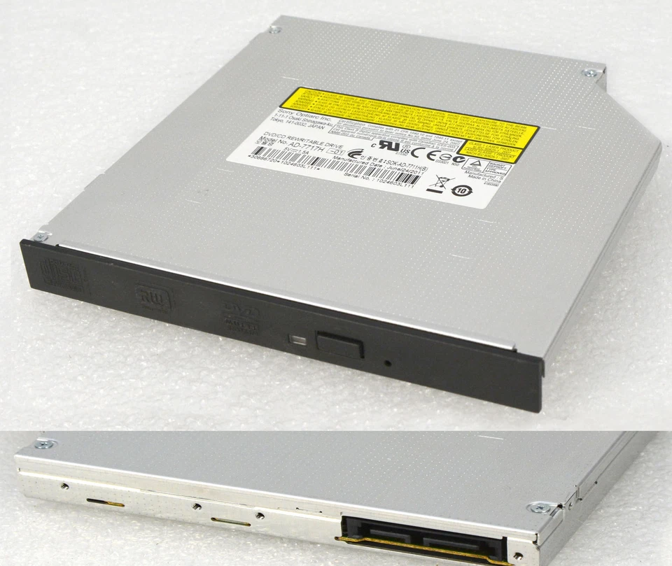 Sony Optiarc AD-7760H SATA Slimline Multi DVD Burner DVD-R DVD-RW DVD-RAM O251 - Image 1 of 1