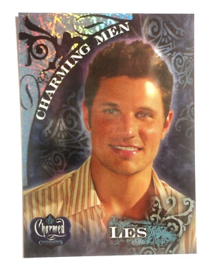 2005 CHARMED CONVERSATIONS - CHASE CARD - CHARMING MEN FOIL - CM-6    LES - Image 1 of 4