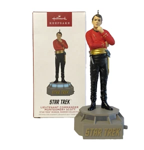 Star Trek Lieutenant Commander Montogomery Scott Hallmark Christmas Ornament - Picture 1 of 5