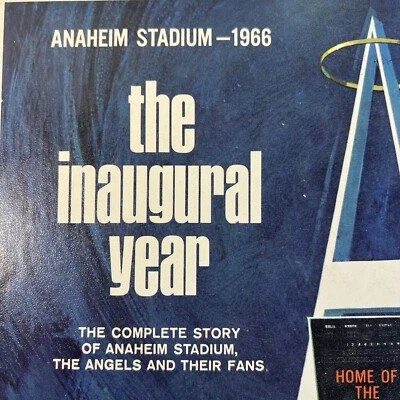 Anaheim Stadium 1966 The Inaugural Year Program- Angels L A, CA Limited 1st Ed-Y - Image 1 of 4