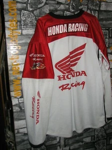 Vintage Honda racing team motocross jersey shirt trikot maillot '80s  moto GP - Imagen 1 de 2