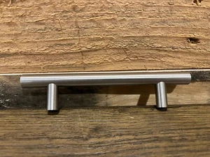 JUEGO DE 9 TIRADORES DE CAJÓN ACERO INOXIDABLE PLATA 8" - Imagen 1 de 4