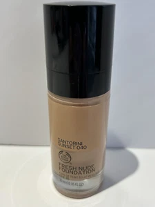 The Body Shop Fresh Nude Foundation Santorini Sunset 040 SPF15 - Natural Glow - Picture 1 of 5