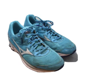 Mizuno Running Shoes Wave Rider 20 Women's Size 9 Turquoise - Picture 1 of 6