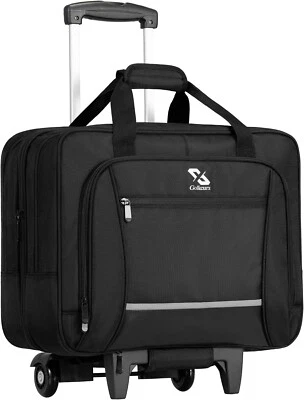 Bolsa con ruedas para portátil, maletín con ruedas extraíble repelente al agua Foto 1 de 4