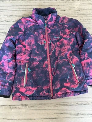 Chaqueta de invierno Kamik para niñas Tessie con estampado de flora aislada para nieve talla 8 Foto 1 de 4