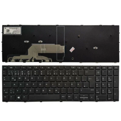 New German keyboard for HP Probook 450 G5 455 G5 470 G5 NSK-XK0SQ 9Z.NEFSQ.00R - Image 1 of 4