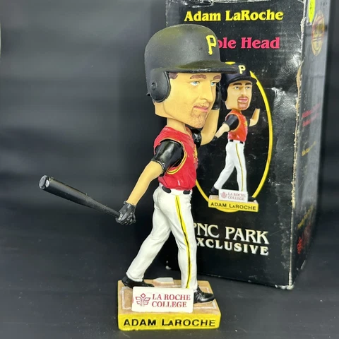 Adam LaRoche Pittsburgh Pirates Bobblehead 2007 SGA New In Box Cover