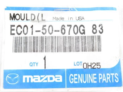New Genuine OEM Mazda EC01-50-670G-83 Driver Rear Window Sweep 2001-2006 Tribute - Image 1 of 4
