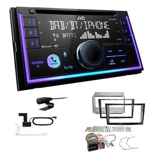 JVC KW-DB95BT Autoradio Bluetooth DAB+ für Opel Zafira B 2005-2014 schwarz - Bild 1 von 6