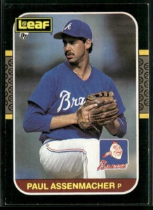 1987 Leaf #164 Paul Assenmacher - Picture 1 of 2