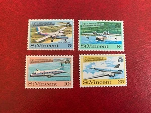 ST VINCENT 1970 MH AVIATION DHC6 TWIN OTTER GRUMMAN GOOSE DOUGLAS DC3 HAWKER 748 - Picture 1 of 1