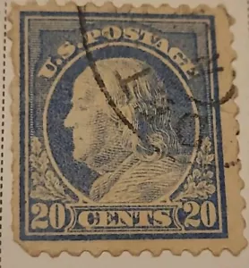 US Stamp # 419. 20 Cent. MLH. lot 2. Nice Condition !!!! make offers !!!! - Picture 1 of 2
