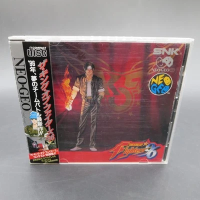 The King of Fighters 96 Neo Geo CD with Spine Card and Manual Japanese Version - Image 1 of 4