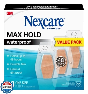 Nexcare Max Hold wasserdichte Bandagen, hält 48 Stunden an, flexible Bandage - Bild 1 von 5